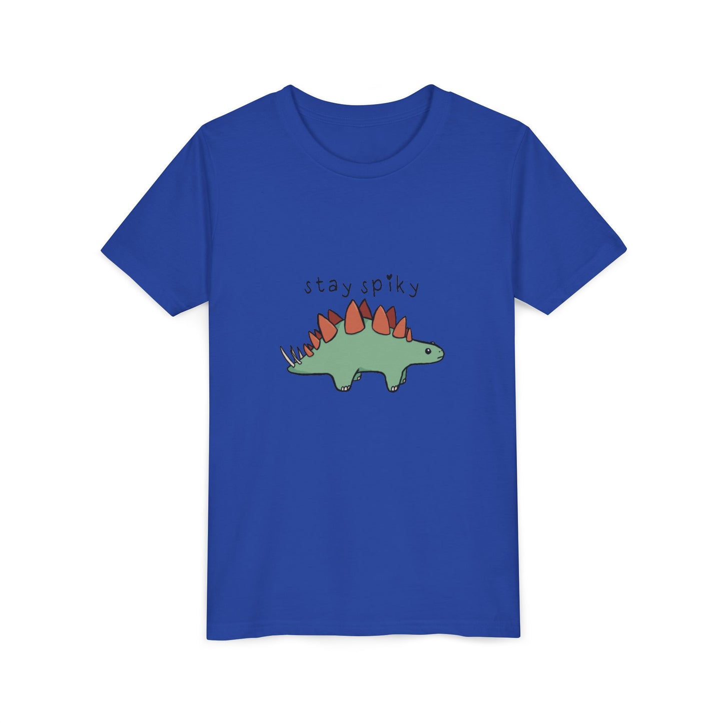 ‘Stay Spiky’ Sammy Stegosaurus Dinosaur Youth Tee