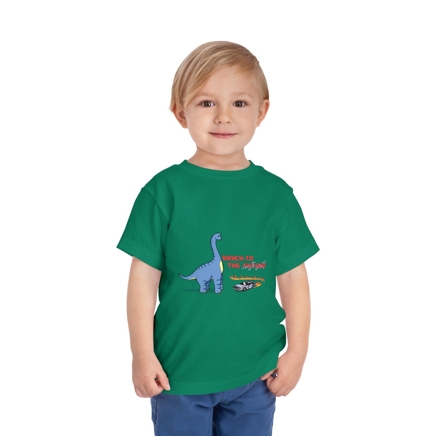 ‘Brach to the Future’ Billy Brachiosaurus Dinosaur Toddler Tee