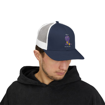 ‘Horn to be Wild’ Triceratops Snapback Trucker Cap - Trixie