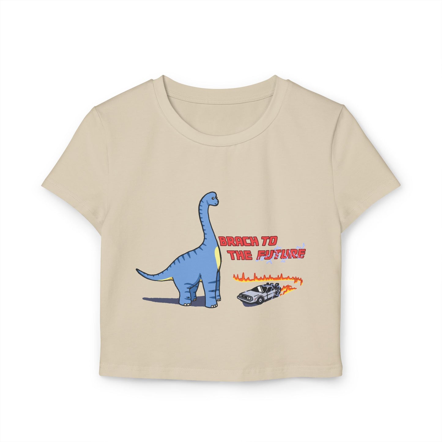 ‘Brach to the Future’ Billy Brachiosaurus Dinosaur Baby Tee