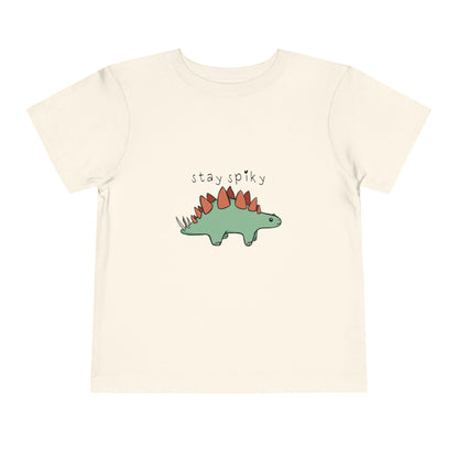 ‘Stay Spiky’ Sammy Stegosaurus Dinosaur Toddler Tee