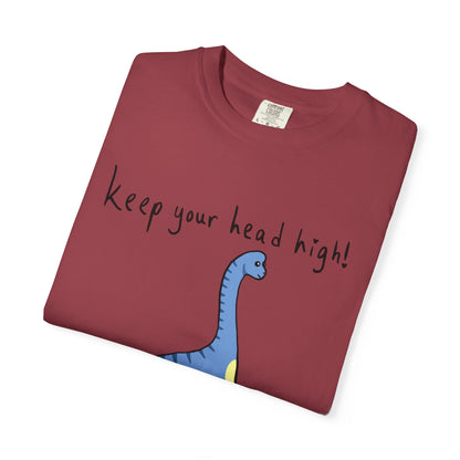 ‘Keep Your Head High’ Billy Brachiosaurus Dinosaur Unisex T-shirt