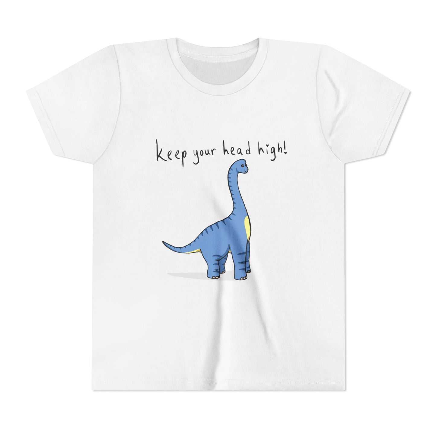 ‘Keep Your Head High’ Billy Brachiosaurus Dinosaur Youth Tee