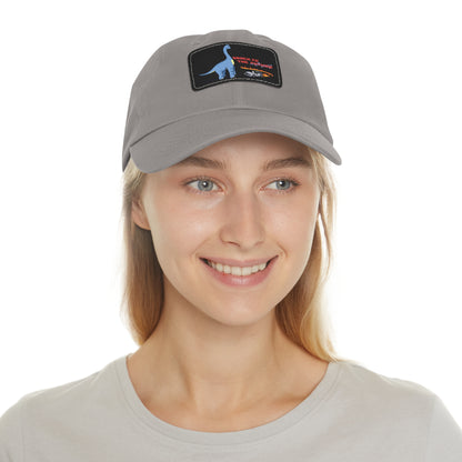 ‘Brach to the Future’ Billy Brachiosaurus Classic Dad Cap with Leather Patch