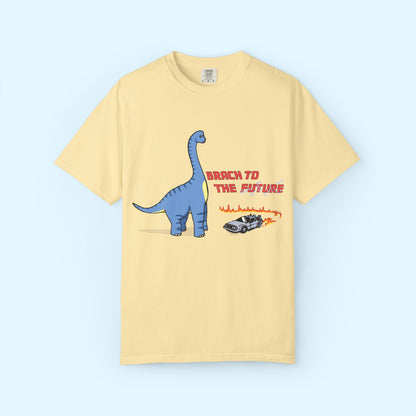 ‘Brach to the Future’ Billy Brachiosaurus Dinosaur Unisex T-shirt