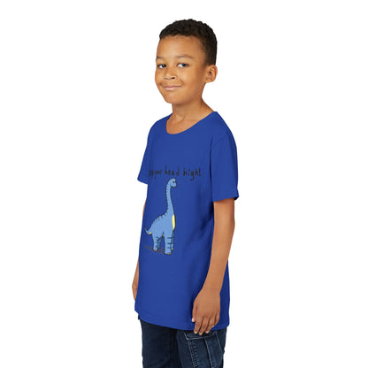 ‘Keep Your Head High’ Billy Brachiosaurus Dinosaur Youth Tee
