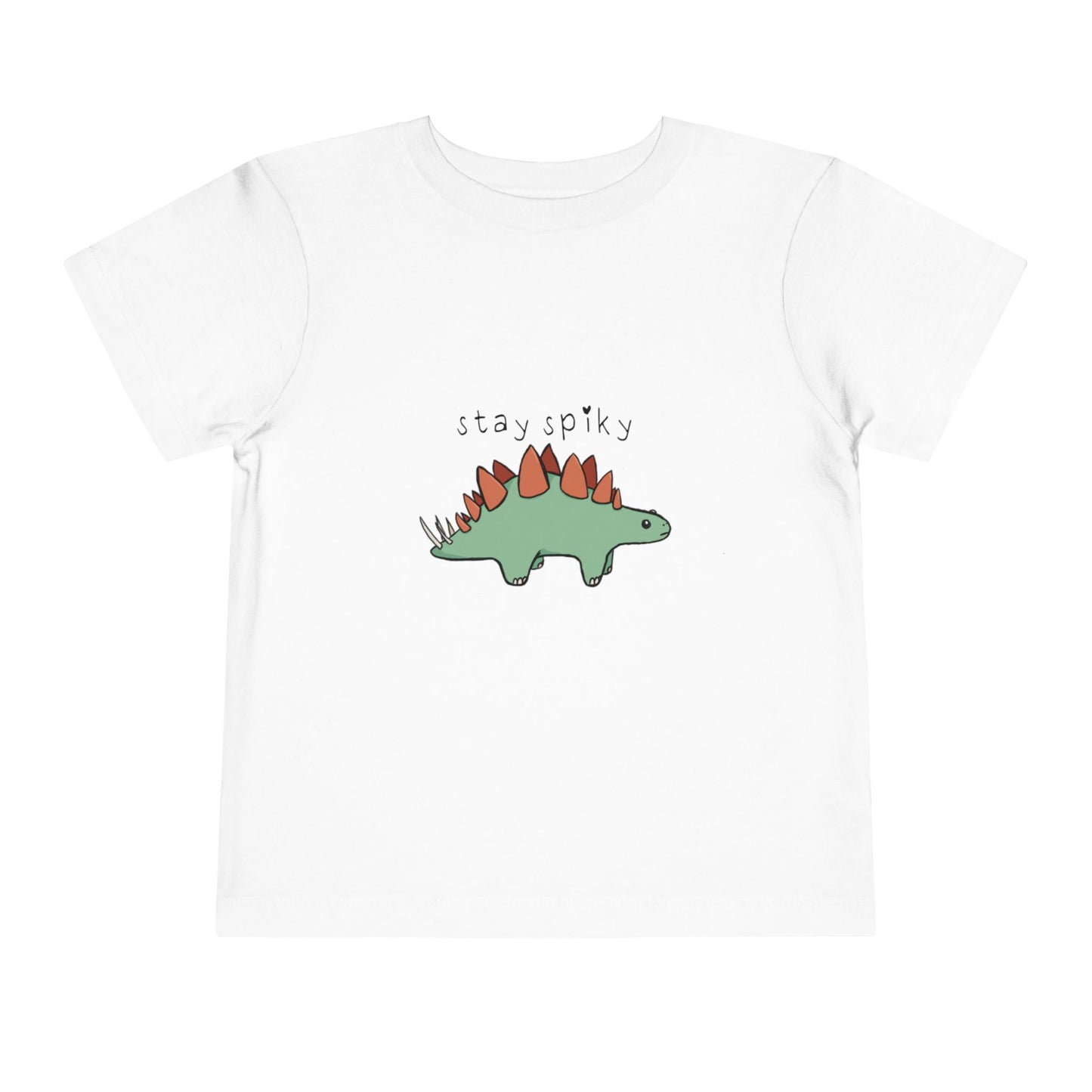 ‘Stay Spiky’ Sammy Stegosaurus Dinosaur Toddler Tee