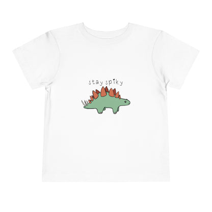 ‘Stay Spiky’ Sammy Stegosaurus Dinosaur Toddler Tee