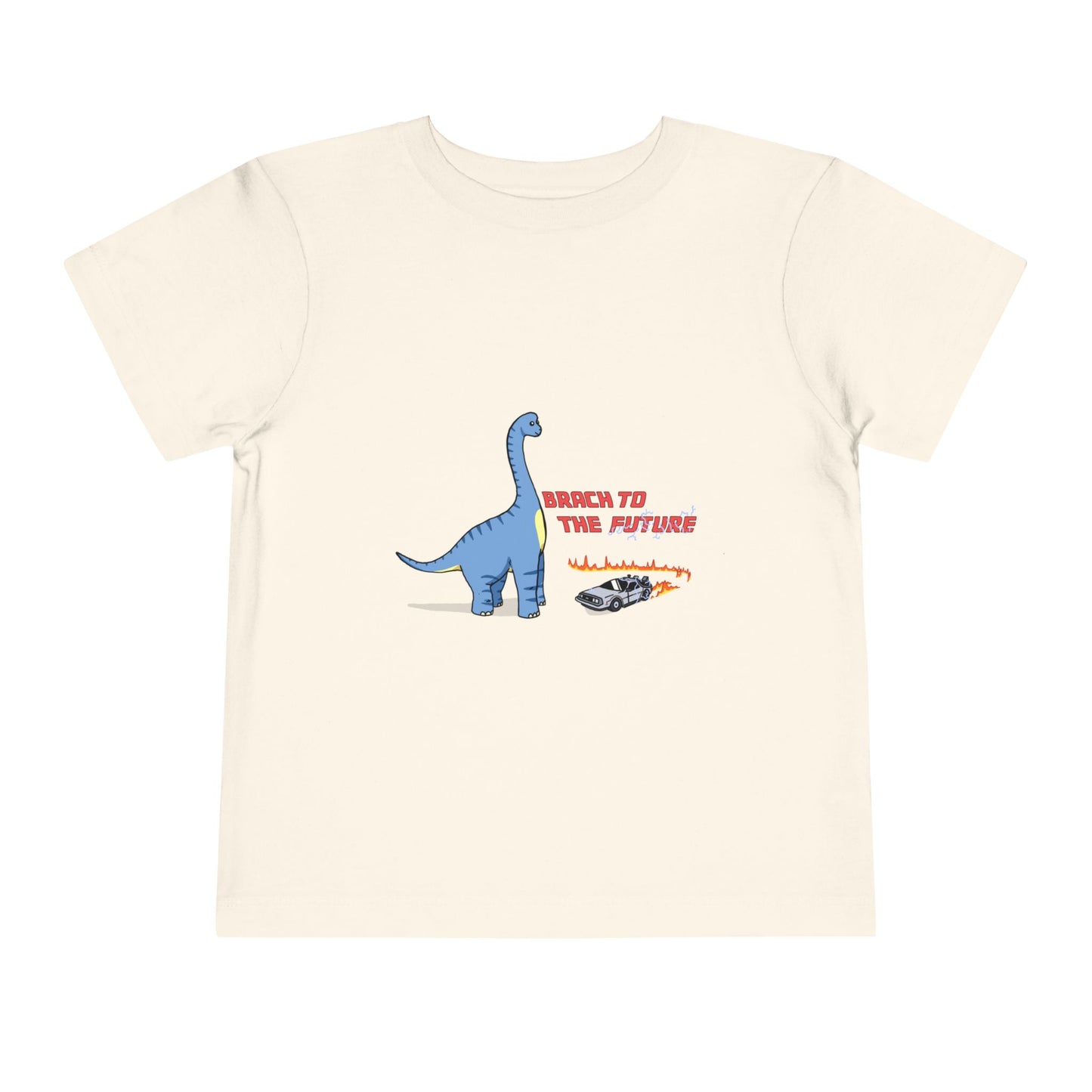 ‘Brach to the Future’ Billy Brachiosaurus Dinosaur Toddler Tee