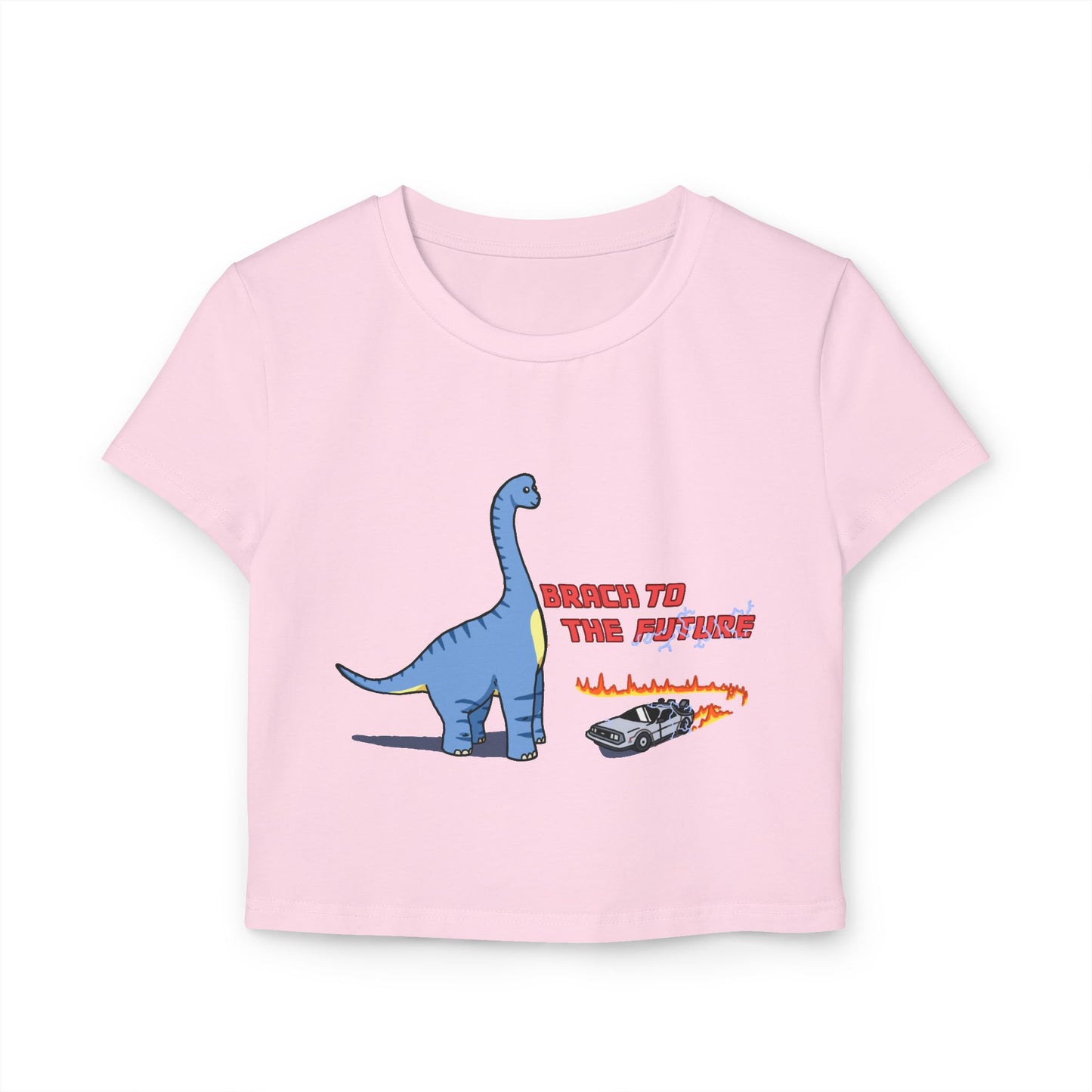 ‘Brach to the Future’ Billy Brachiosaurus Dinosaur Baby Tee