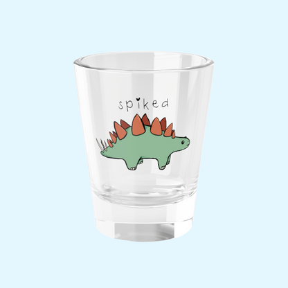 ‘Spiked’ Sammy Stegosaurus Dinosaur Shot Glass – 1.5oz