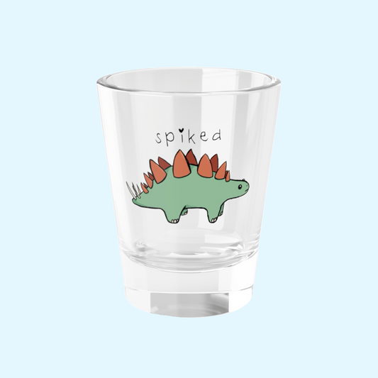 ‘Spiked’ Sammy Stegosaurus Dinosaur Shot Glass – 1.5oz