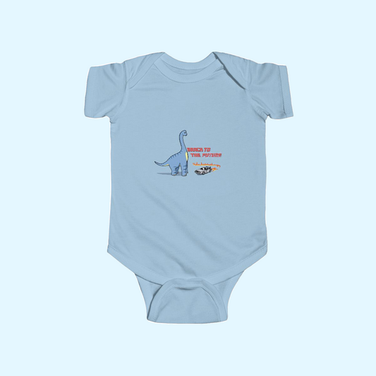 ‘Keep Your Head High’ Billy Brachiosaurus Dinosaur Infant Onesie