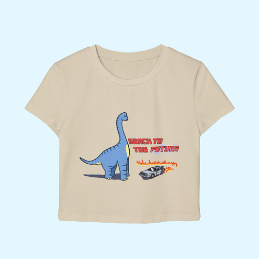‘Brach to the Future’ Billy Brachiosaurus Dinosaur Baby Tee