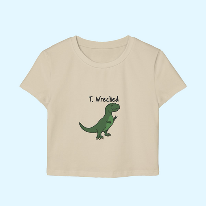 ‘T. Wrecked’ Tori T. Rex Dinosaur Baby Tee