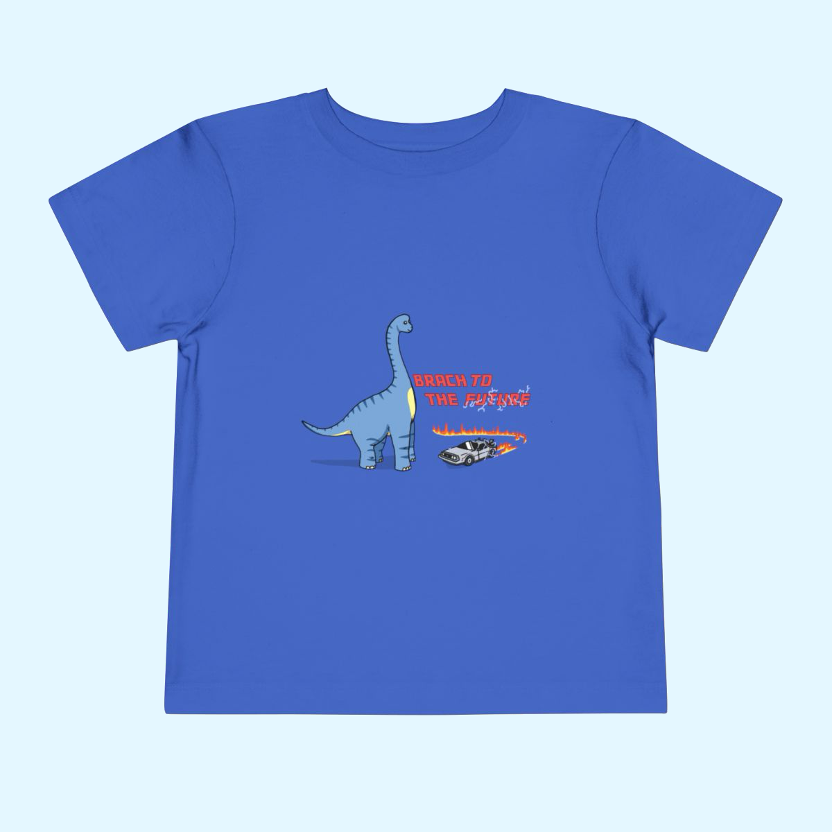 ‘Brach to the Future’ Billy Brachiosaurus Dinosaur Toddler Tee