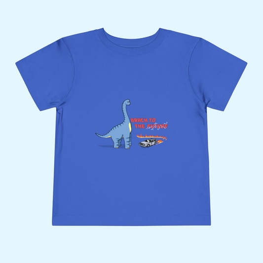 ‘Brach to the Future’ Billy Brachiosaurus Dinosaur Toddler Tee