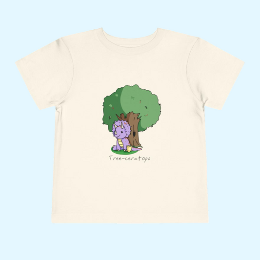 ‘Tree-ceratops’ Trixie Triceratops Dinosaur Toddler Tee