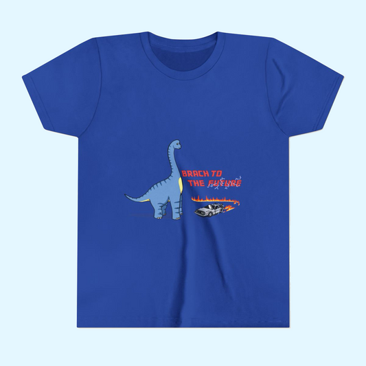 ‘Brach to the Future’ Billy Brachiosaurus Dinosaur Youth Tee