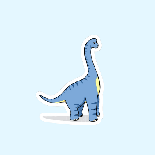 Billy Brachiosaurus Dinosaur Sticker