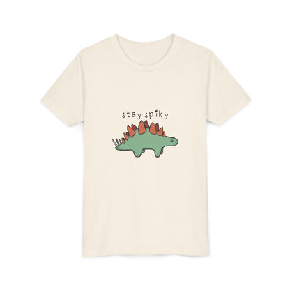 ‘Stay Spiky’ Sammy Stegosaurus Dinosaur Youth Tee