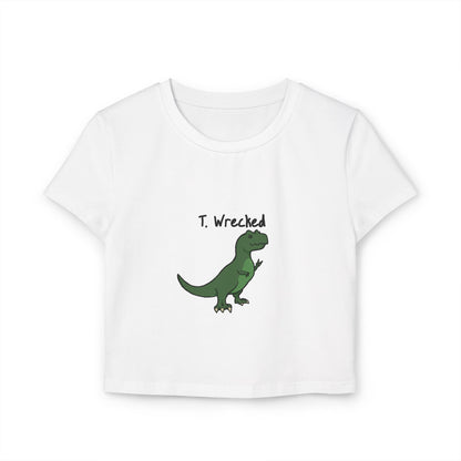 ‘T. Wrecked’ Tori T. Rex Dinosaur Baby Tee