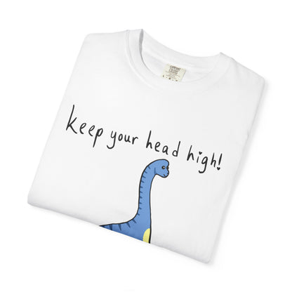 ‘Keep Your Head High’ Billy Brachiosaurus Dinosaur Unisex T-shirt