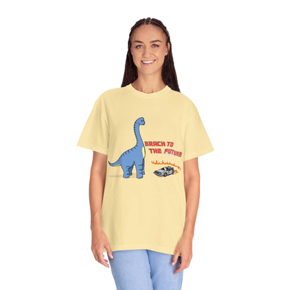 ‘Brach to the Future’ Billy Brachiosaurus Dinosaur Unisex T-shirt