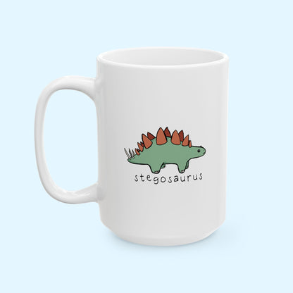 ‘Stegosaurus’ Dinosaur Ceramic Mug - Sammy