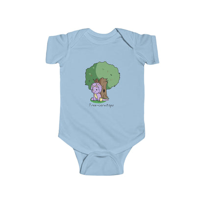 ‘Tree-ceratops’ Trixie Triceratops Dinosaur Infant Onesie