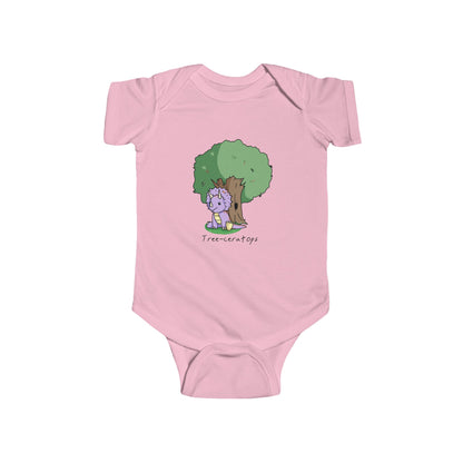 ‘Tree-ceratops’ Trixie Triceratops Dinosaur Infant Onesie