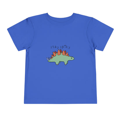 ‘Stay Spiky’ Sammy Stegosaurus Dinosaur Toddler Tee