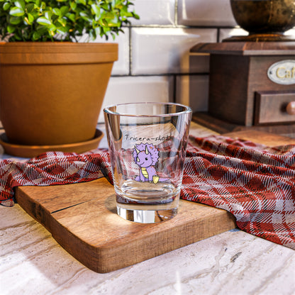 ‘Tricera-shot!’ Trixie Triceratops Dinosaur Shot Glass - 1.5oz