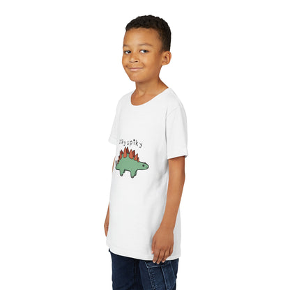 ‘Stay Spiky’ Sammy Stegosaurus Dinosaur Youth Tee