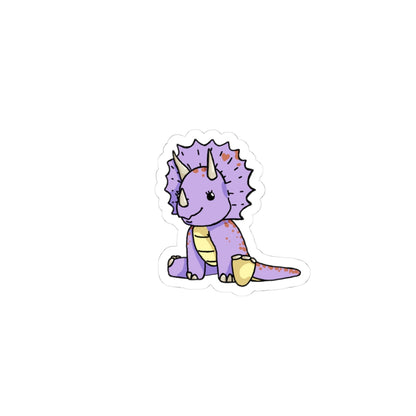 Trixie Triceratops Dinosaur Sticker