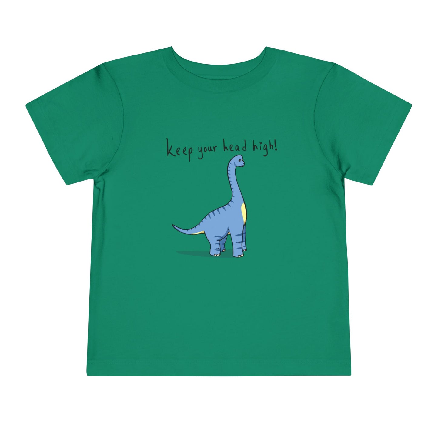 ‘Keep Your Head High’ Billy Brachiosaurus Dinosaur Toddler Tee