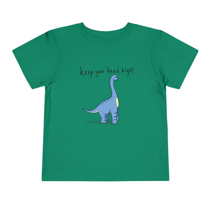 ‘Keep Your Head High’ Billy Brachiosaurus Dinosaur Toddler Tee