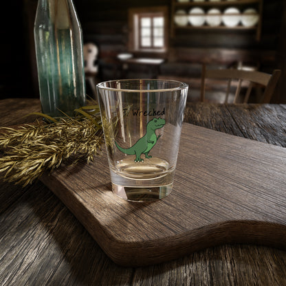 ‘T. Wrecked’ Tori T. Rex Dinosaur Shot Glass - 1.5oz