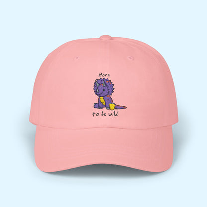 ‘Horn to be Wild’ Triceratops Classic Dad Cap - Trixie - Light