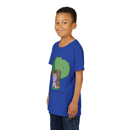 ‘Tree-ceratops’ Trixie Triceratops Dinosaur Youth Tee