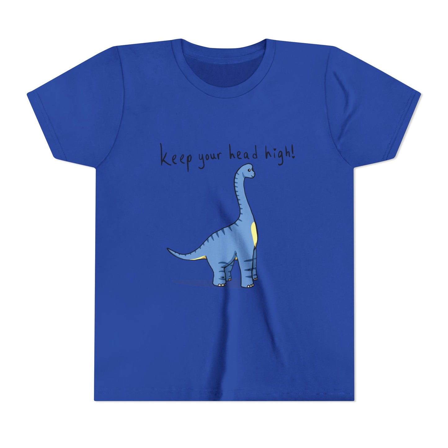 ‘Keep Your Head High’ Billy Brachiosaurus Dinosaur Youth Tee