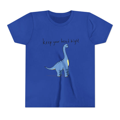 ‘Keep Your Head High’ Billy Brachiosaurus Dinosaur Youth Tee