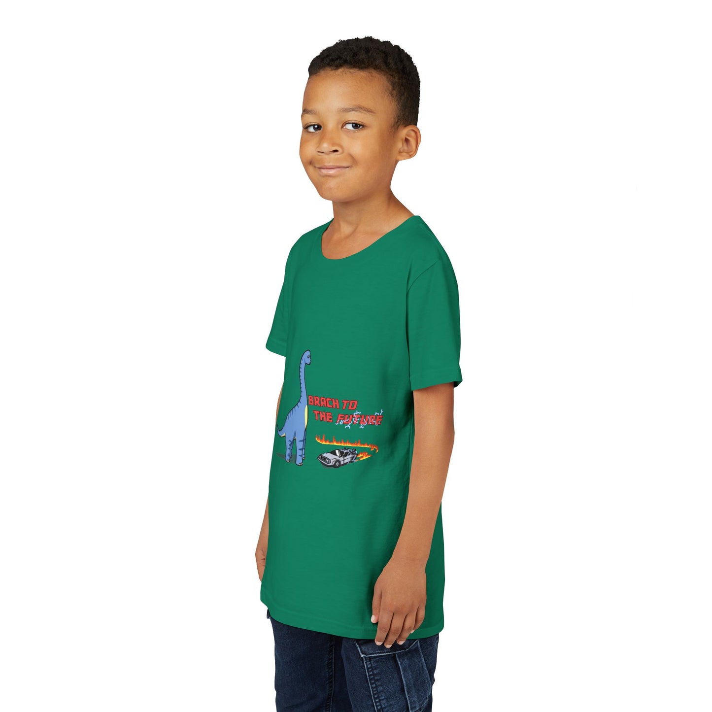 ‘Brach to the Future’ Billy Brachiosaurus Dinosaur Youth Tee