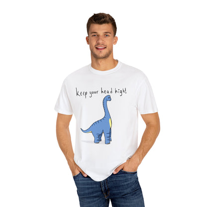 ‘Keep Your Head High’ Billy Brachiosaurus Dinosaur Unisex T-shirt
