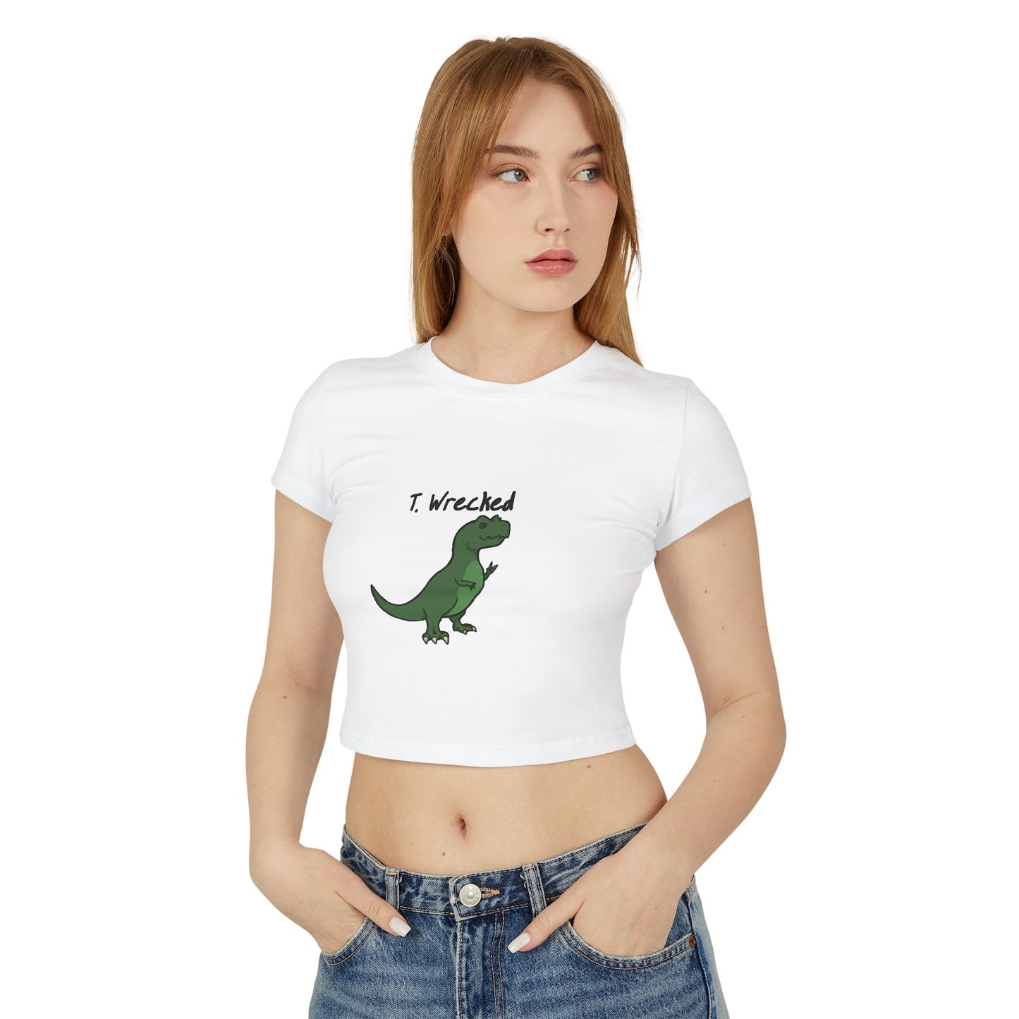 ‘T. Wrecked’ Tori T. Rex Dinosaur Baby Tee