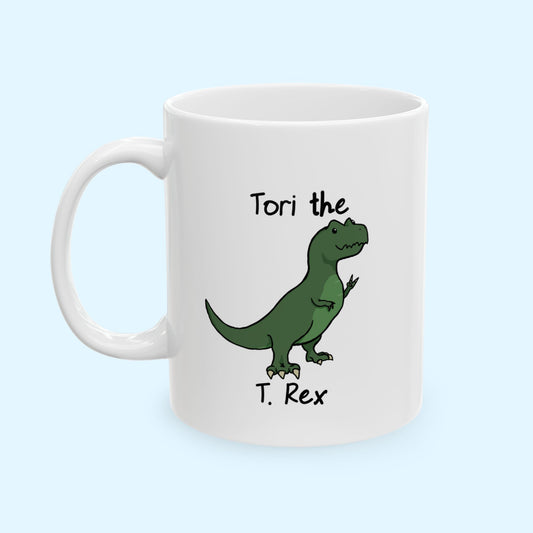 ‘Tori the T. Rex’ Dinosaur Ceramic Mug