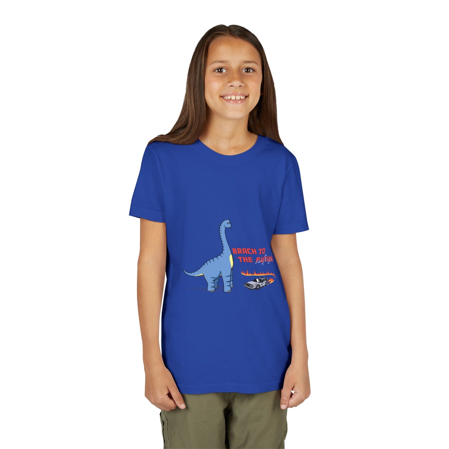 ‘Brach to the Future’ Billy Brachiosaurus Dinosaur Youth Tee