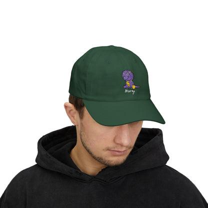 ‘Horny’ Triceratops Classic Dad Cap - Trixie - Dark