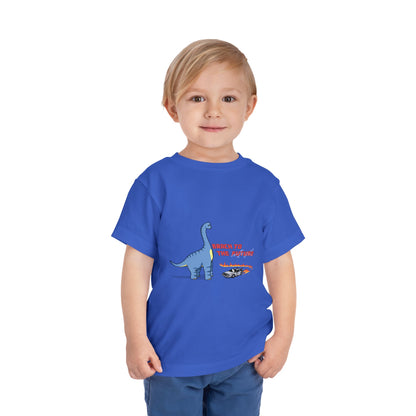 ‘Brach to the Future’ Billy Brachiosaurus Dinosaur Toddler Tee