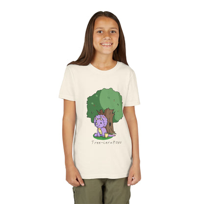 ‘Tree-ceratops’ Trixie Triceratops Dinosaur Youth Tee